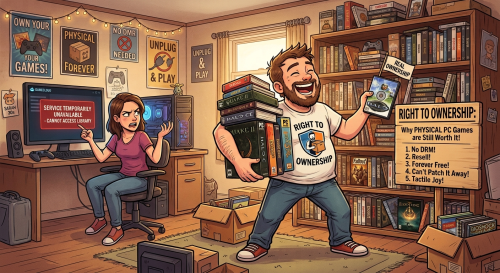 Right to Ownership, fysieke PC-games en duurzame controle over software