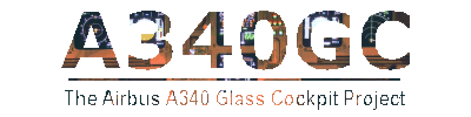 Logo van de Airbus A340 Glass Cockpit